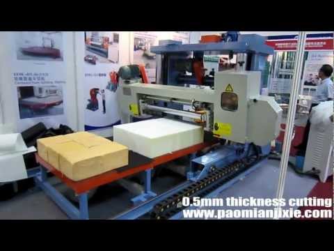 0.5mm(0.019 inch) thickness foam horizontal splitting machine