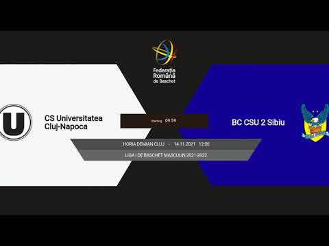 L1BM 2021-2022: Universitatea Cluj-Napoca  - BC CSU 2 Sibiu