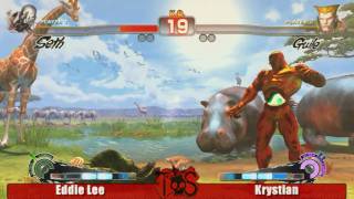 Road to Evo 2 SF4 Singles: Eddie Lee Vs Krystian