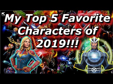 My Top 5 Favorite Champs of 2019!!! Marvel Contest of Champions