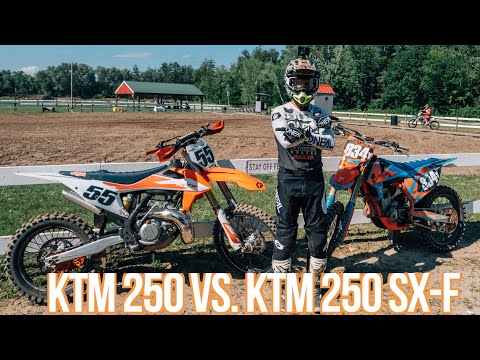 KTM 250 SX (2020) vs. KTM 250 SX-F (2017) || Moto Academy Bike Reviews
