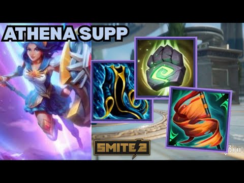 Rocky Roads!!! - Athena Support Deity Smite 2 Gameplay