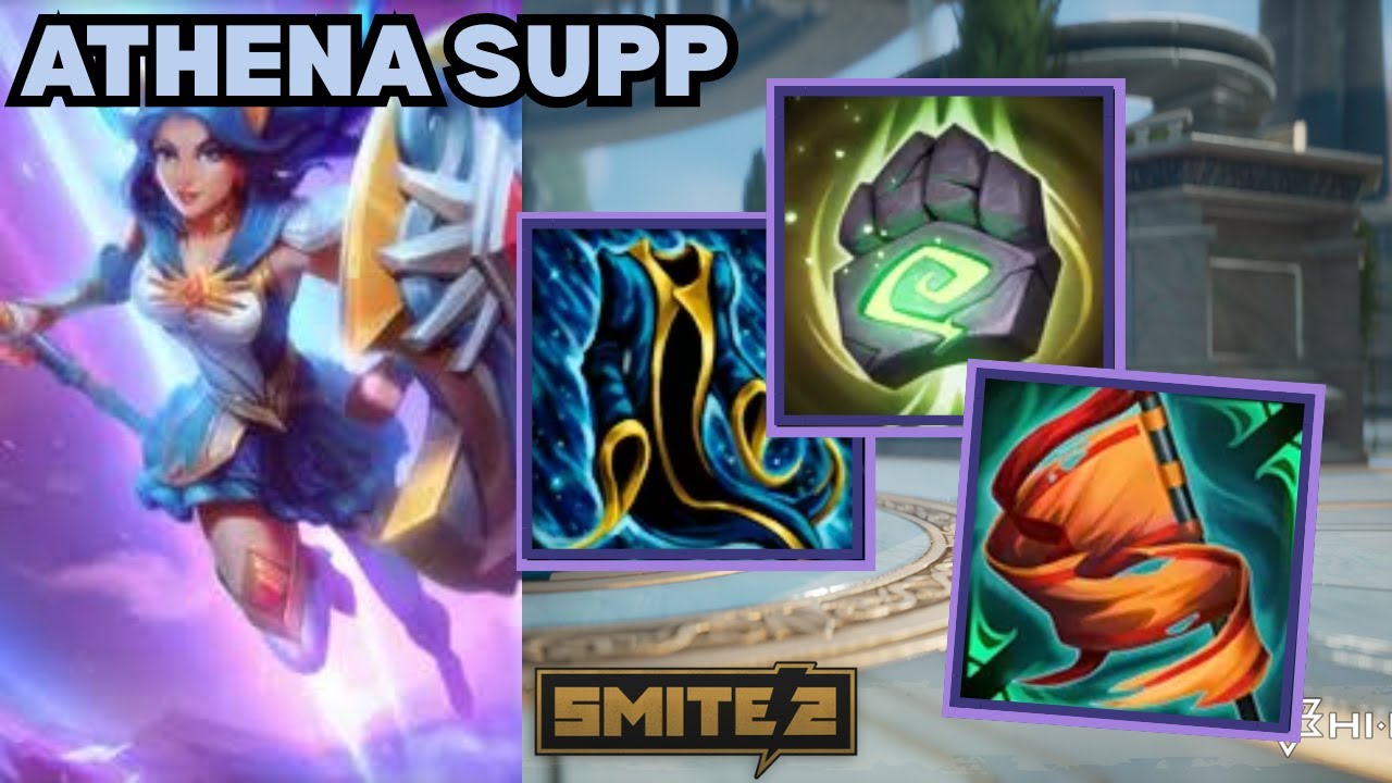 Rocky Roads!!! - Athena Support Deity Smite 2 Gameplay