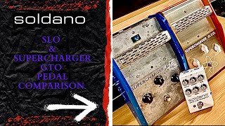 Video thumbnail for Soldano Super Lead Overdrive and G.T.O. Supercharger Comparison by ChrisClonesMusic