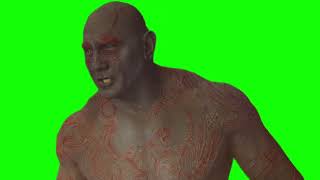 Drax "Mantis, look out!" Guardians of the Galaxy green screen