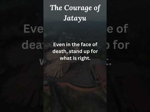The Courage of Jatayu: A Heroic Sacrifice for Justice 🦅✨ #history #ramayan #heroic #inspiration