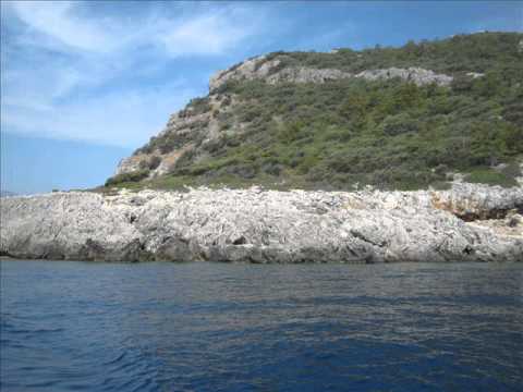 Patches of light on water