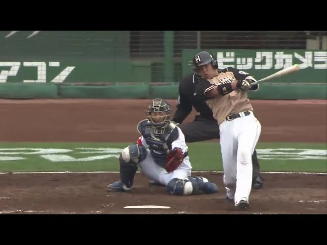 【5回表】ファイターズ・清水 開幕マスクへ前進する大きな一発!! 2018/3/7 Bs-F