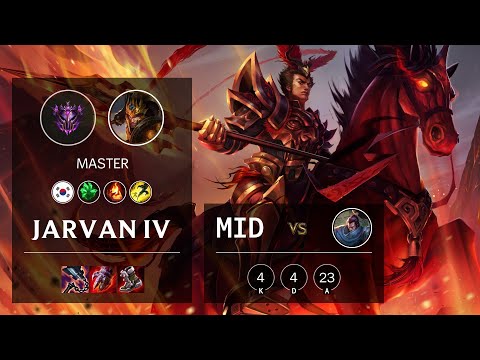 Jarvan IV Mid vs Yasuo - KR Master Patch 11.17