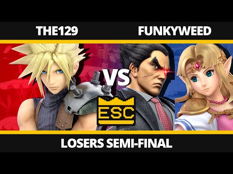 ESC 01 Smash Ultimate Losers Semi-Final - The129 (Cloud) Vs. Funkyweed (Kazuya, Zelda)