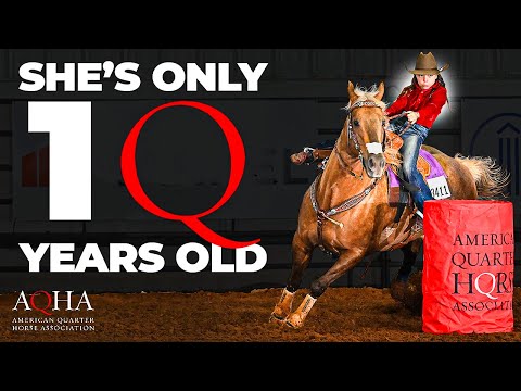 10-Year-Old Shocks Everyone in Barrel Racing!