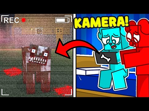 PODGLĄDAMY STRASZNĄ KROWĘ w Minecraft 💀😨