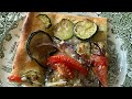 Pizza Ratatouille Mit Gebratenem Gemüse Mediterran Würzig Vegetarisch Und Sooo Lecker