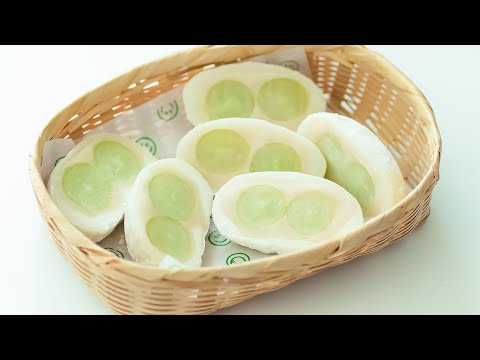 상콤함이 폭발~!๑❛ڡ❛๑ 샤인머스켓 찹쌀떡🫒 과일찹쌀떡 만들기