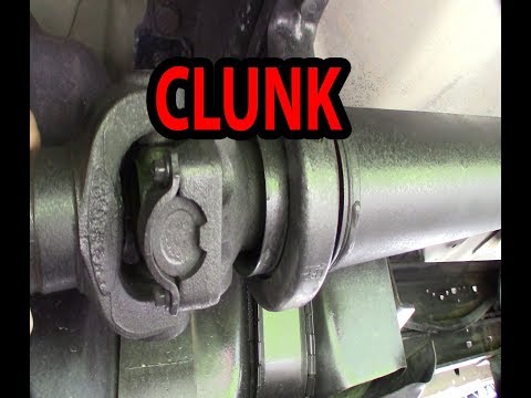 Ford F250 Drive Shaft Center Support Bearing clunk over speed bump