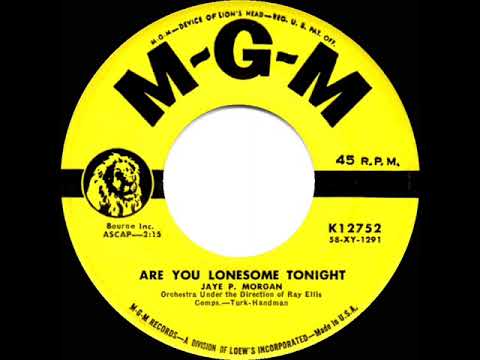 1959 Jaye P. Morgan - Are You Lonesome Tonight