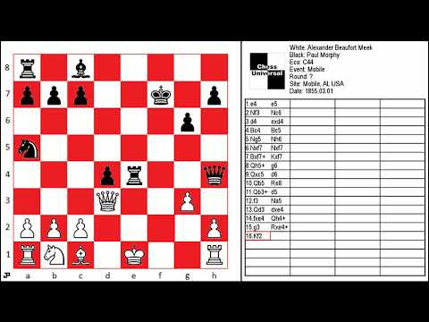 Alexander Beaufort Meek vs Paul Morphy 0 1 C44 Mobile Mobile, AL USA 2019 07 14 01 08 26