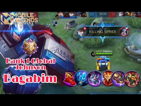 Top 1 Global Johnson + Gusion Combo by Bagabim'-Mobile Legends