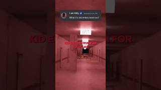 What if a kid entered level Run For Your Life!?☁️🔑 #shorts #backrooms #creepypasta