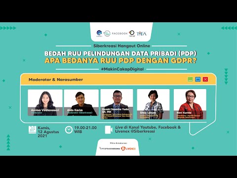 Siberkreasi Hangout Online Eps. 58: "Apa Bedanya RUU PDP dengan GDPR?"
