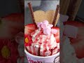 Fresh Strawberry Infused Ice Cream Rolls How To Make Rolled Ice Cream Street Food Shorts