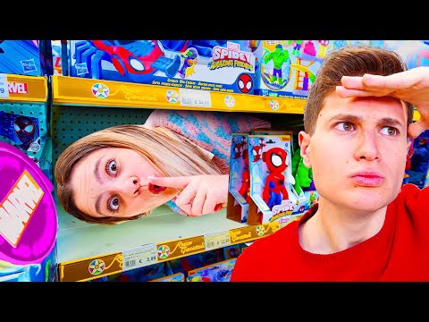 NASCONDINO IN UN NEGOZIO DI GIOCATTOLI CON I NOSTRI AMICI! *Sono Scomparsi*