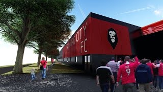 Proposed stadium designs for Salford City FC’s new Moor Lane stadium