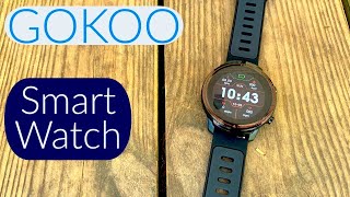 GOKOO Smart Watch for Men Heart Rate Monitor & LOTS More! Unboxing & Review