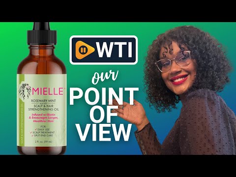 Mielle Organics Rosemary Mint Scalp & Hair Strengthening Oil for All Hair Types - WTI product video review