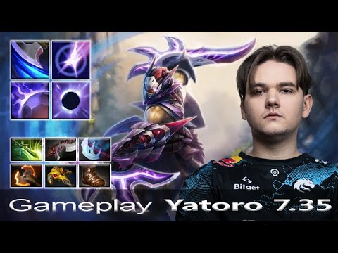Yatoro's Anti-Mage Dominance: How a TI Champion Crushed the Enemy Team | Gameplay | 7.35