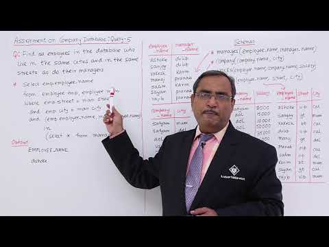 Dbms Assignment On Company Database Query 5