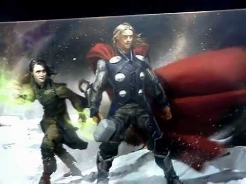 Exposition Avengers by Ryan Meinerding @ Angoulême 2012