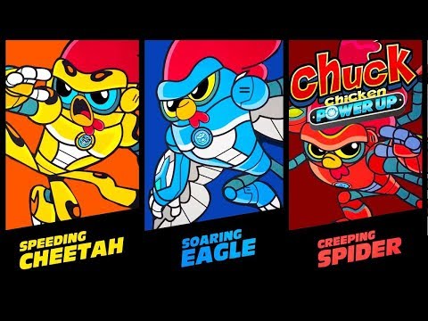 Chuck Chicken Power Up - All 6 episodes - Action Cartoon
