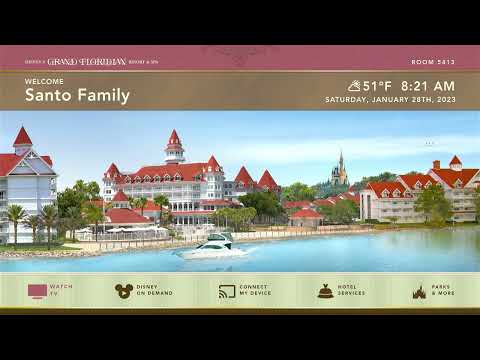 Disney Resort TV - Grand Floridian Resort & Spa Splash Screen