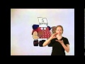 Sesame Street Typewriter Guy Spring ASL Sesame Street Sign Language