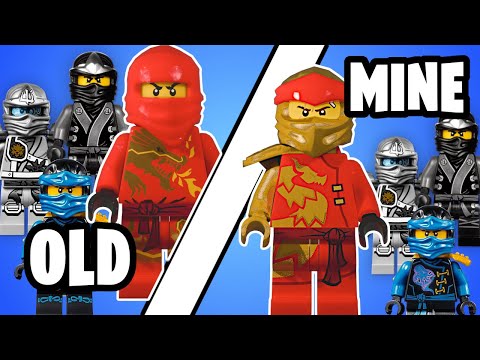 I Remade Old Ninjago Figures - Legacy Style!