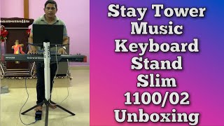 Video thumbnail for Stay Tower Music Keyboard Stand Slim Model 1100/02 Unboxing and || live setup ||. by AA DIVINE VIDEOS