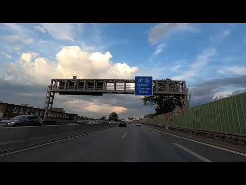 Allemagne Autoroute Düsseldorf vers Dortmund, Gopro / Germany Highway Düsseldorf to Dortmund, Gopro