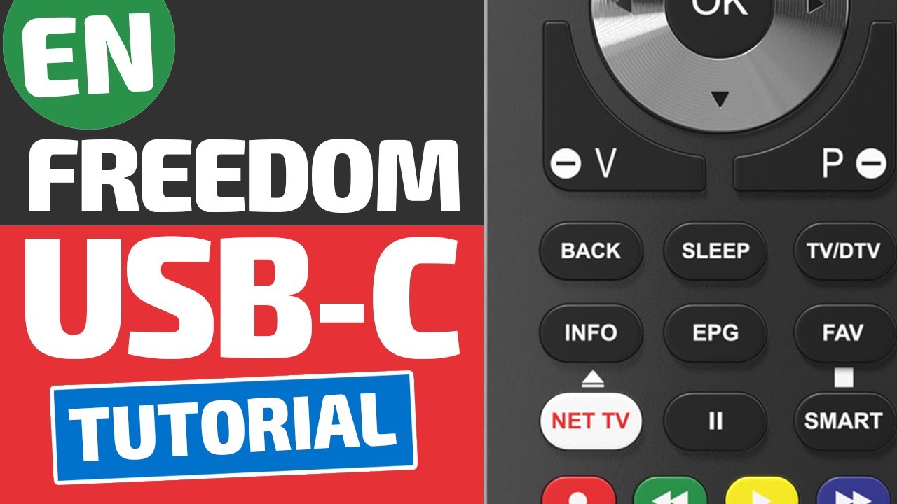 How to setup the universal remote control "Superior Freedom USB-C" (1in1, 2in1,  4in1)