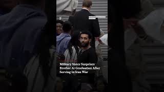 US Student Surprised At Graduation As Sister Returns From Iran War | Firstpost News