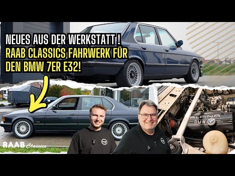 THE PERFECT SUSPENSION for your BMW 7 Series E32! NEW DEVELOPMENT from RAAB Classics!