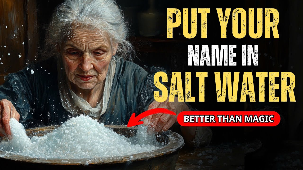 Place YOUR NAME in SALT WATER and Get Ready to Have Everything You Want | BUDDHIST TEACHINGS
