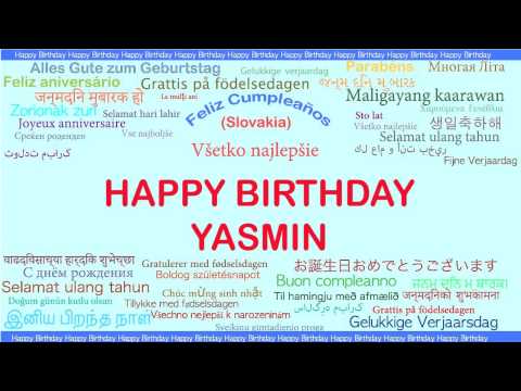 Yasmin   Languages Idiomas - Happy Birthday