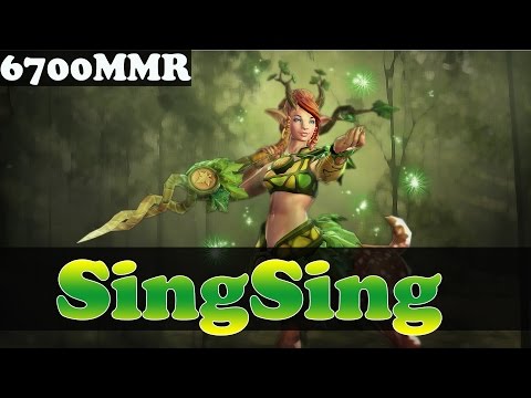 Dota 2 - SingSing 6700 MMR Plays Enchantress - Ranked Match Gameplay
