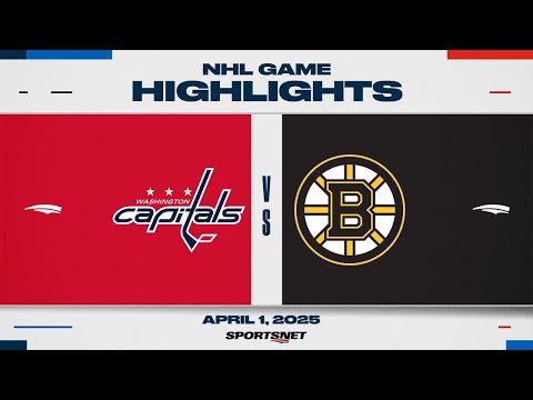 NHL Highlights | Capitals vs. Bruins - April 1, 2025