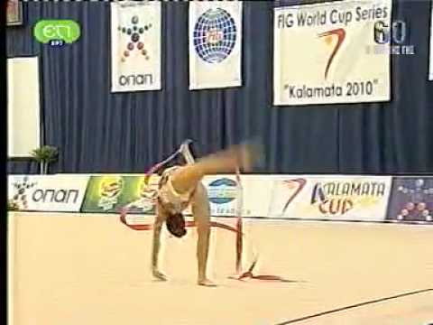 Michaela Metalidou ribbon 2010 wolrd cup Kalamata