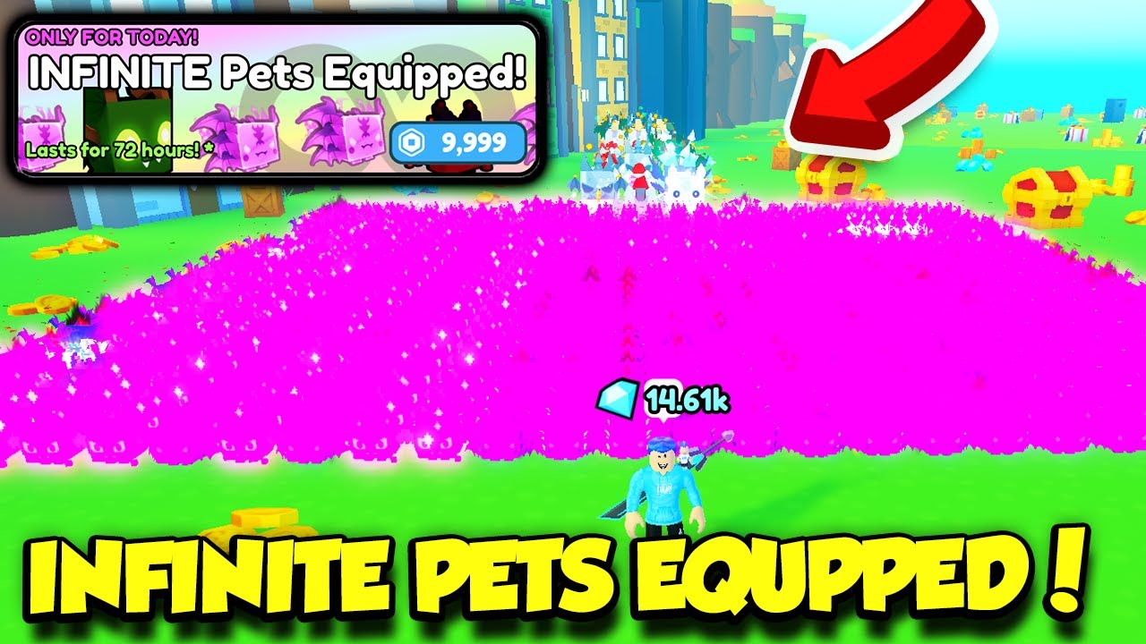 Buying The INFINITE PETS EQUIPPED GAMEPASS In Pet Simulator X!! *INSANE*