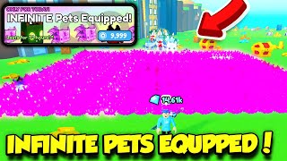 Buying The INFINITE PETS EQUIPPED GAMEPASS In Pet Simulator X!! *INSANE*