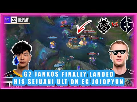 G2 Jankos Finally Landed His Sejuani Ult On EG Jojopyun [G2 vs EG]