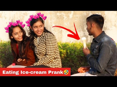 BLIND MAN EATING ICE CREAM PRANK || KUNDAN PRANKSTER